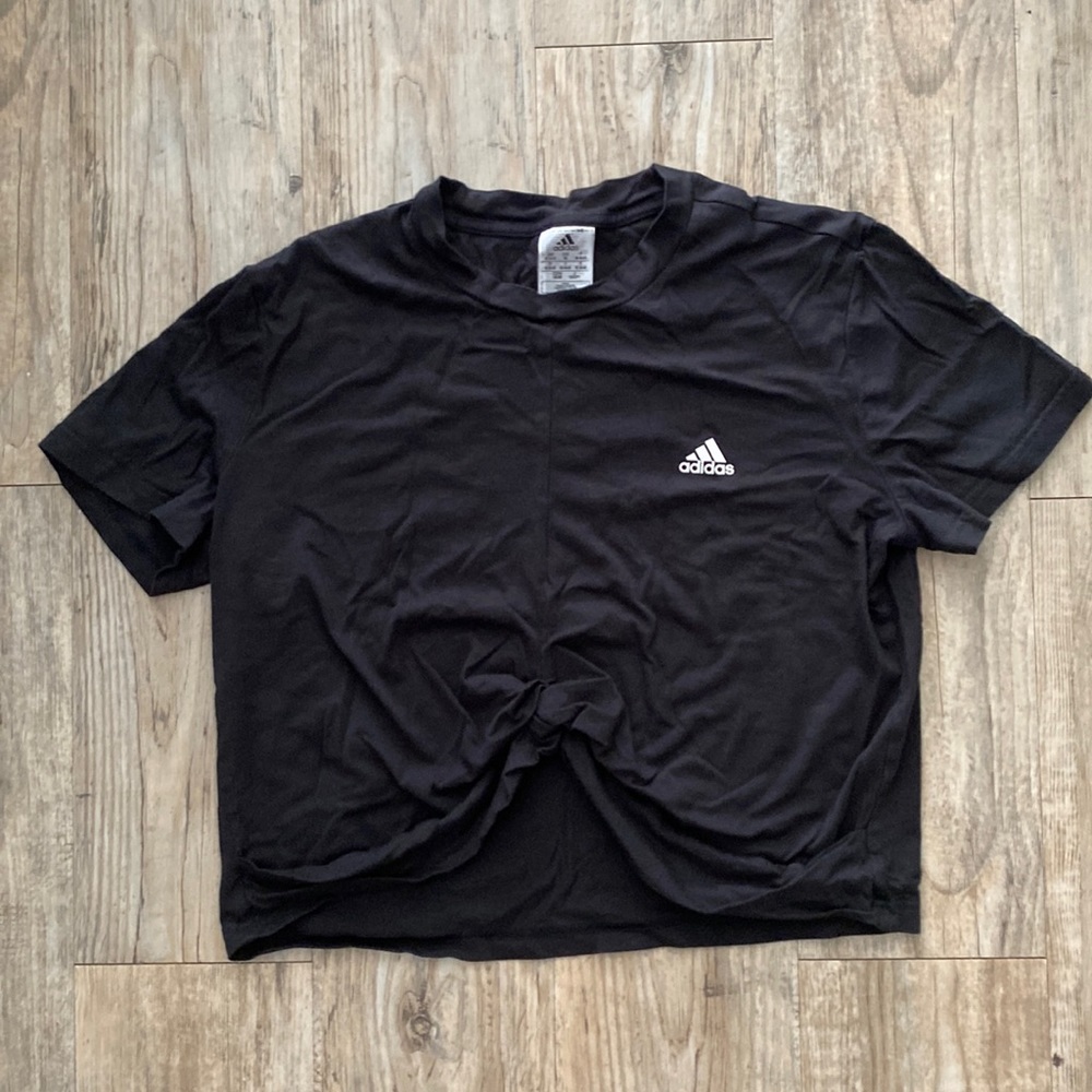 Adidas Knotted Crop Tee